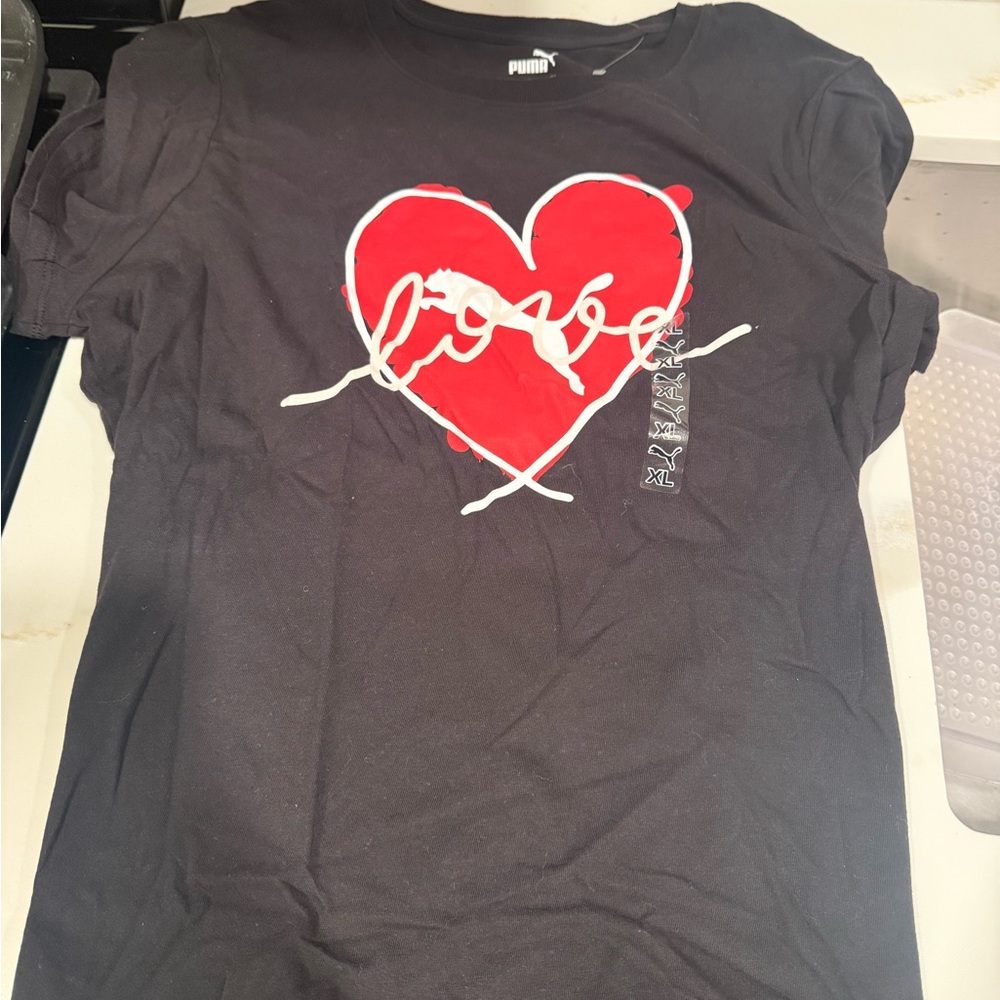 Puma Black Casual Top